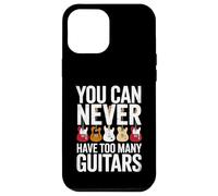 Funny You Can Never Have Too Many Guitars Saying Humour Coque pour iPhone 12 Pro Max