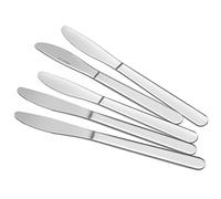 Funnydin 24 pièces Acier de couteaux à dîner en acier inoxydable (8,3 pouces/ 20,1 cm), lavable au lave-vaisselle, vernis miroir, couteaux de dîner pour la maison, la cuisine ou le restaurant