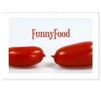 FunnyFood (Wandkalender 2026 DIN A3 quer), CALVENDO Monatskalender: Nicht ganz vegan, aber ziemlich vegetarisch - Obst, Gemüse und Eier in ungewöhnlicher Eigenschaft: als Fotomodell
