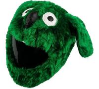FunnyRiders Housse Casque Moto Amusante - Couvre-Casque Intégral Amusant & Mignon - Accessoires Moto, Protection Contre Poussière, Rayures - Fait à la Main en Pologne - Taille Universelle (Vert)