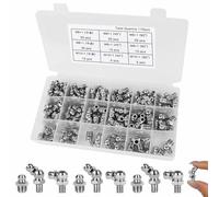 Funnytek Assortiment de 170 de lubrification M6 M8 M10 Boîte de rangement