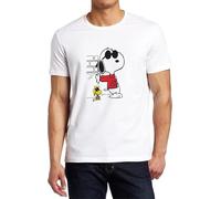 FunnyWear Cartoon Dog Joe Cool Shirt Custom Made T Shirt 100% Cotton Manches Courtes(Small)