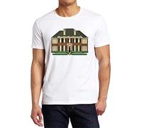 FunnyWear Home Alone Christmas House Movie Fan Shirt Custom Made White Yellow Black Red Mens Women T Shirt 100% Cotton(X-Large)