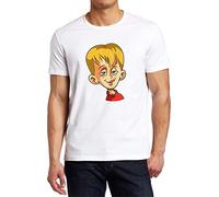 FunnyWear Home Alone Kevin Shirt Custom Made White Yellow Black Red Mens Women T Shirt 100% Cotton(Medium)