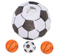 FUNOMOCYA 1 Jeu Lanterne De Football De Basket-Ball Lampe Lanternes De Boule De Plafond Décor De Lanterne De Football Lanterne Japonaise Suspendue Lanterne Suspendue Plier Abat-Jour Papier