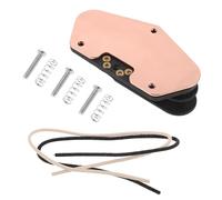 FUNOMOCYA 1 Set Micros Humbucker pour Guitare Électrique et Acoustique Double Bobinage et Son Clair, en Plastique et Métal, pour Réparations D'instruments