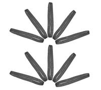 FUNOMOCYA 10 Chenilles en Caoutchouc pour Chars Radiocommandés Kit de Remplacement DIY pour Modèles Réduits et Robots Chenilles Résistantes, Flexibles et Compatibles pour Véhicules