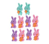 FUNOMOCYA 10 PièCes Gomme Lapin Kawaii CréAtive pour Enfants Effaceurs Mignons Fournitures Scolaires IdéAles pour FêTe Prix Et Cadeaux