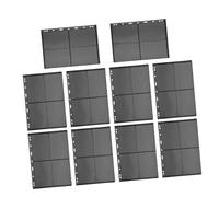FUNOMOCYA 10 pièces Hole Double Sided PVC Stamp Album Pages Inserts For Collecting Stamps Coins Banknotes