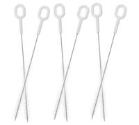 FUNOMOCYA 10 pièces Kit de Brosses Nettoyantes pour Pailles Acier Inoxydable Brosse Fine et Flexible pour Biberons Bouteilles et Tubes Accessoire Pratique pour Nettoyage Approfondi des