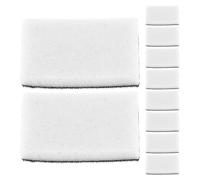 FUNOMOCYA 10 pièces Mini Foam Ink Blending Pads Recharges Carrées Blanches pour Outils de Mélange Mini Tampons Encreurs pour Scrapbooking Dessin et Estompage Précis