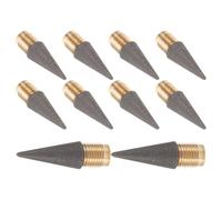 FUNOMOCYA 10 Pièces Pointes de Crayon, Écriture Fluide, Graphite et Métal | Recharges de Remplacement pour Étudiants et Adultes, Notes en Classe, Portables pour Carnets et Crayons
