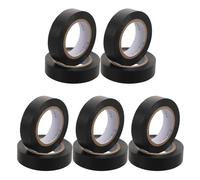 FUNOMOCYA 10 Pièces Ruban Électrique PVC Noir Adhésif Étanche Isolation Haute Température pour Câblage Automobile Industriel et Domestique