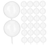 FUNOMOCYA 100 pièces Bobo Balloons Transparents Tpu Ballons à Bulles pour Décoration de Fête Anniversaire et Mariage Intérieur Extérieur