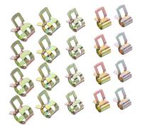 FUNOMOCYA 100 Pièces pince d'injection de carburant colliers de serrage pour tuyaux de carburant pinces à ressort en fil ensemble de colliers de serrage à ressort