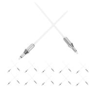 FUNOMOCYA 100 Pièces Pointes Rechange pour Marqueur Peinture Embouts Métalliques Précis Double Pointe Remplacement Pratique pour Tracé Fluide et Détails Fins Accessoires Art et Bureau