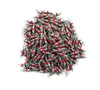 FUNOMOCYA 100 Pièces Valve de Pneu Cuivre Nickelé Résistante à Haute Pression Jusquà Psi pour Voiture Camion et Quad