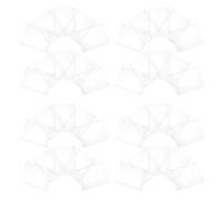 FUNOMOCYA 100 Pochettes Transparentes en Vinyle PVC 11 Trous 11,8 X 9 Pouces pour Dossards de Course Marathon, Organisateur de Dossards Sportifs, Protection Anti-poussière et