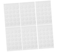 FUNOMOCYA 1000 Pièces Adhésif Double Face Transparent Points Adhésifs Points Autocollants Bandes Adhésives Rondes Ronds Blanche Double Face