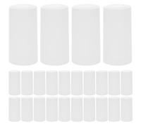 FUNOMOCYA 100pcs Film Rétractable Blanc pour Bouteille de Vin, Bouchon en Pvc Étanche à L'air pour Préservation, Diamètre 30mm Hauteur 60mm, pour Vin Rouge