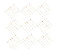 FUNOMOCYA 100Pièces Bâtonnets de Fruits Colorés Accessoire Jetable pour Cocktails Salades Tapas pour Événements