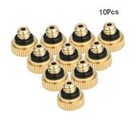 FUNOMOCYA 10pièces Lot de De Brumisation Laiton sans pour Système De Refroidissement Extérieur Orifice