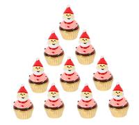 FUNOMOCYA 10pièces Modèles De Gâteaux Simulés Décoratifs Faux Pour Décoration De Noël Accessoires Photo Et Mises Scène