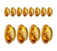 FUNOMOCYA 12 Accessoires pour Brûleur D'Encens Et D'Aromathérapie Brûleur À Charbon Coupelle Ronde Perforée du Moyen-Orient