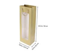 FUNOMOCYA 12 Pièces De Vin Rouge à Vin De Bouteille à Vin De Vin De Faveurs De Noël à Main Vin Rouge Porte-Bouteille en Papier Kraft