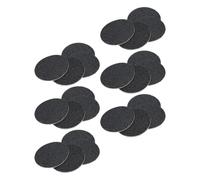 FUNOMOCYA 120 Pièces Disques de Ponceuse pour Pied Noirs en Carborundum, Accessoire de Remplacement Ergonomique pour Éliminer les Callosités et Lisser la Peau Dure des Pieds