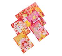 FUNOMOCYA 120 Pièces Enveloppes Rouges Carton Année Cheval An Chinois pour Festival Printemps et Mariage Traditionnelles Papier
