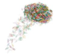 FUNOMOCYA 1200 Trombones Enduits Marque-Pages Clips Pour Carnets Petits Trombones En Fil De Fer Jolis Marque-Pages En Forme De Clips Pour Agenda En Forme