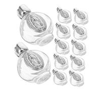 FUNOMOCYA 12pièces Lot de Bouteilles Eau Bénite Vides Verre pour Baptême Et Célébrations Religieuses Conteneurs Rechargeables Décoratifs