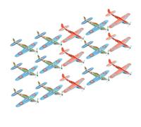 FUNOMOCYA 15 pièces Lot de Avions Planeurs Mousse Colorés Extérieur et Flexible pour Garçon Fille Modèles DIY Amusants pour Jeux Parent-garçon Fille Couleur Aléatoire Couleur Aléatoire