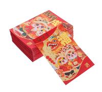 FUNOMOCYA 180 pièces Enveloppes Rouges An Chinois Carton Cheval pour Fête Printemps Lunar Year Horse