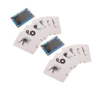 FUNOMOCYA 2 Ensembles Lenticular Animation Toy Set for Children Early Education Science Experiment Kit with Visual Illusion and DIY Assembly for Optical Learning
