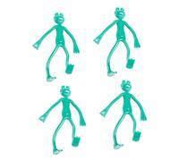 FUNOMOCYA 2 Ensembles Lot de Attaches Flexibles Plastique pour Plantes de Jardin Lien Souple Fer avec Revêtement Plastique Vert Support Réutilisable pour Plantes Fleurs et Tiges