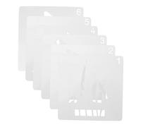FUNOMOCYA 2 Ensembles Pochoirs De Peinture Forme Pour Dessin Diy Garçon Fille Modèles De Dessin Pet Réutilisables Épais Et Lavables Pour Activités Et Bricolage 12 Pièces * 2