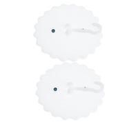 FUNOMOCYA 2 Ensembles Supports de Moustiquaire pour Berceau de Crochets à Ventouse pour Installer Moustiquaires et Protéger Bébés des Insectes Volants