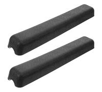 FUNOMOCYA 2 Pièces Accoudoir Détachable pour Fauteuil Roulant Manuel Noir en Plastique avec Vis, Adapté Tube 25mm et Distance Trou 100mm, Installation Facile pour Utilisateurs Seniors