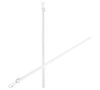 FUNOMOCYA 2 Pièces Baguette à Rideaux en Acrylique avec Tige Manuelle | Acier Inoxydable, Contrôle Précis, Format Compact, Réglage de Tension et Longueur, pour Fenêtre