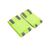 FUNOMOCYA 2 Pièces Brassards Réfléchissants Élastiques Sécurité Haute Visibilité pour Course Marche Randonnée Nocturne