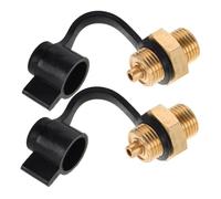 FUNOMOCYA 2 pièces Connecteur Sortie Gaz pour Réservoir et Compresseur Air Valve de Sécurité Anti-fuite Soupape de Vidange et Prise Air Automatique pour Chaudière Accessoires Compresseur