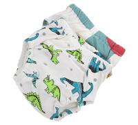 FUNOMOCYA 2 pièces Culottes Apprentissage Imperméables Réutilisables pour Bébés Unisexes Couches Absorbantes Protection Anti-fuite et Confort Respirant Motifs Cartoon pour Garçons et Filles