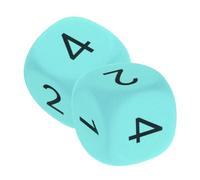FUNOMOCYA 2 Pièces Dés Mousse Géants Sécurisés et Doux pour Jeux de Table Garçon Fille Accessoires Ludiques pour École Fêtes et Activités Lot de Bleu