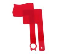 FUNOMOCYA 2 Pièces Drapeau de Boîte Aux Lettres Acrylique Indicateur Rotatif Rouge Remplacement Facile pour Accessoires Extérieurs de Boîte Aux Lettres Rapide et Sécurisé