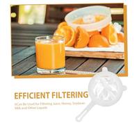 FUNOMOCYA 2 pièces Filtre à Jus Mailles Passoire Fine pour Cuisine et Restaurant Tamis et Facile à Nettoyer Convient pour Fruits Miel Lait et Infusions