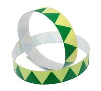 FUNOMOCYA 2 Pièces Fire Safety Glow Tape Strips Auto-illuminated Adhesive For Exit Signs Door Frames Walls Stairs Glow In The Dark Tape For Schools Hospitals And Public Spaces