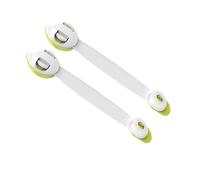 FUNOMOCYA 2 pièces Locks Double Button Safety Locks For Cabinets Refrigerators Drawers Self Adhesive Multipurpose Protection Sécurité Garçon Fille Placard
