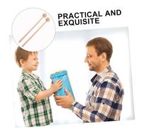 FUNOMOCYA 2 Pièces Maillets Bois pour Xylophone Baguettes Percussions Sûres sans Arêtes Clair pour Garçon Fille Maternelle Éducation Musicale Précoce
